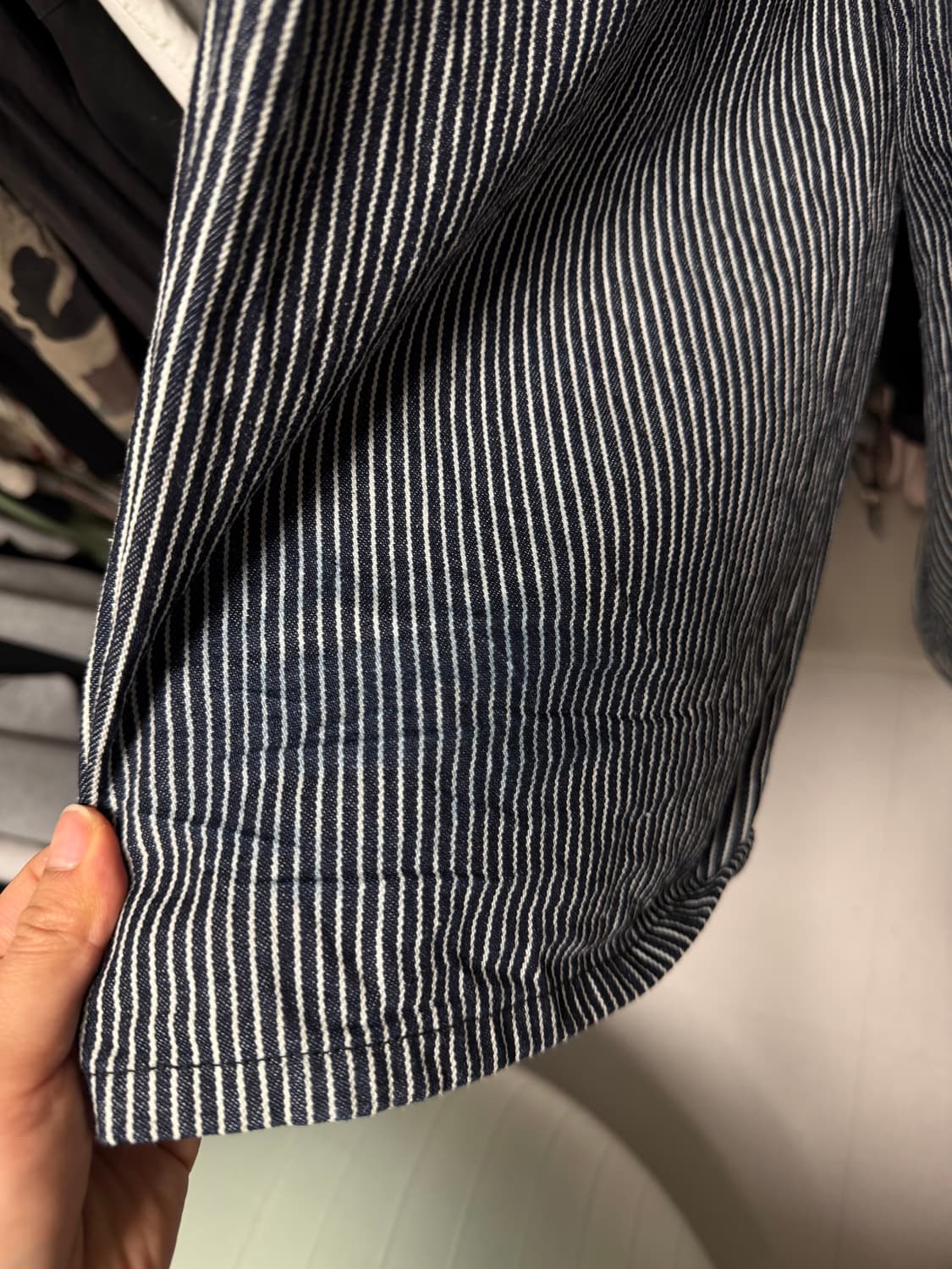 웹하우스 스트라이프 데님 단종 상품이미지4