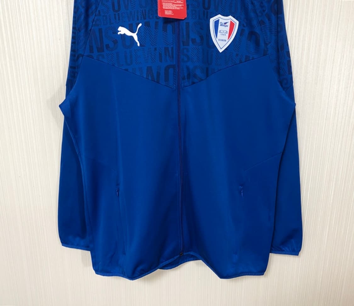 K리그 푸마 수원삼성블루윙즈 21시즌 후드집업 웜업자켓 XXL 상품이미지3