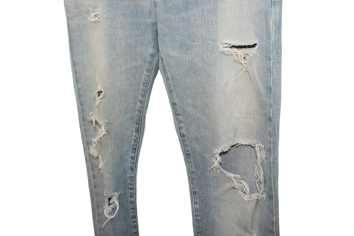 SAINT LAURENT 15 F/W 생로랑 디스트로이드 데님 팬츠 상품이미지4
