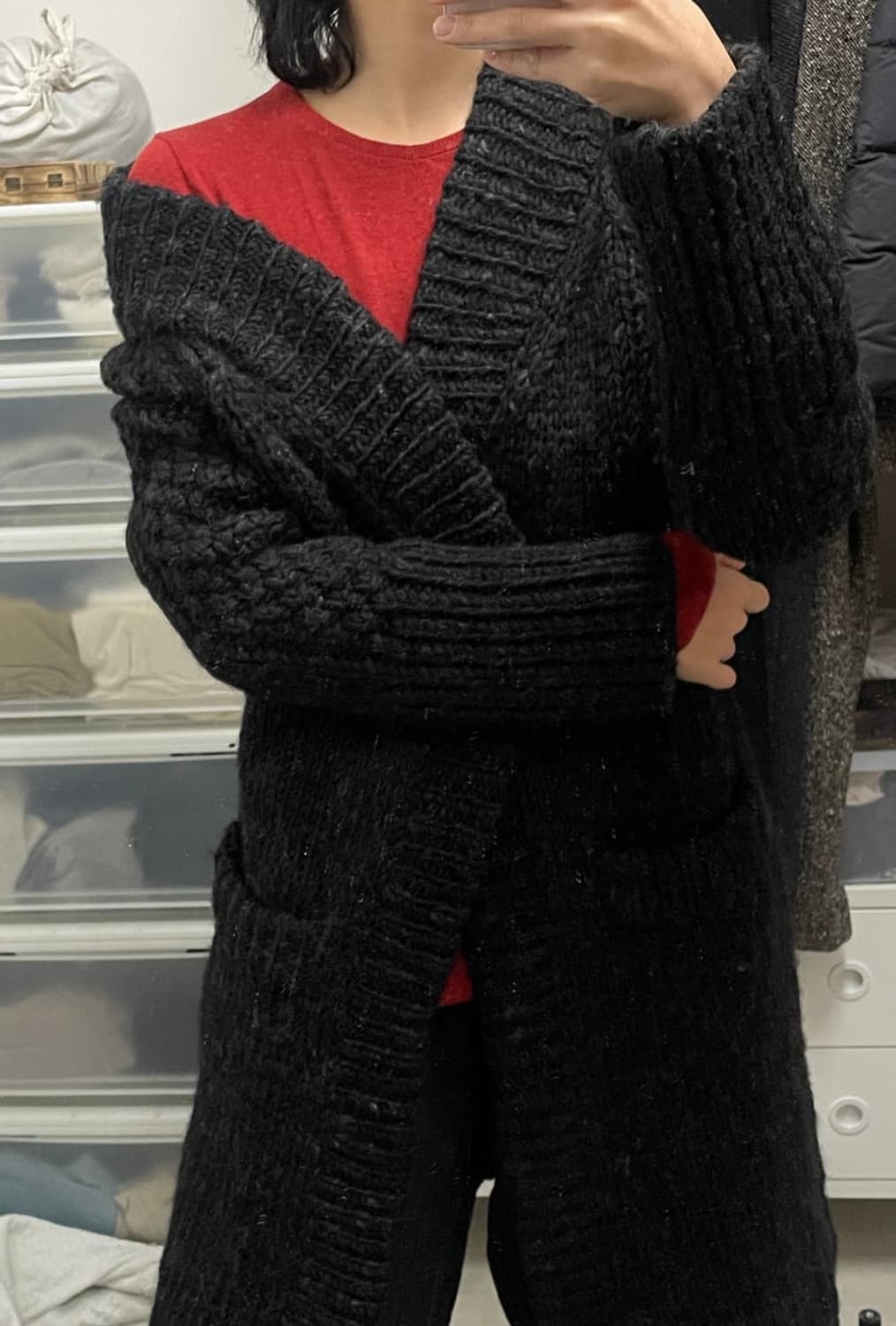 요지야마모토 울 가디건 상품이미지3