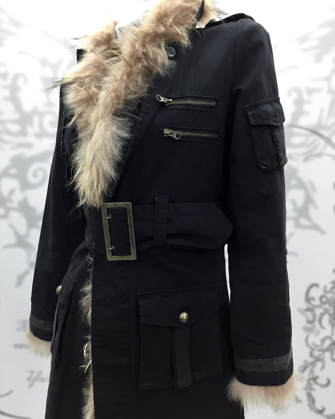 Wild Edge Real Fur-Trim Jacket 상품이미지5