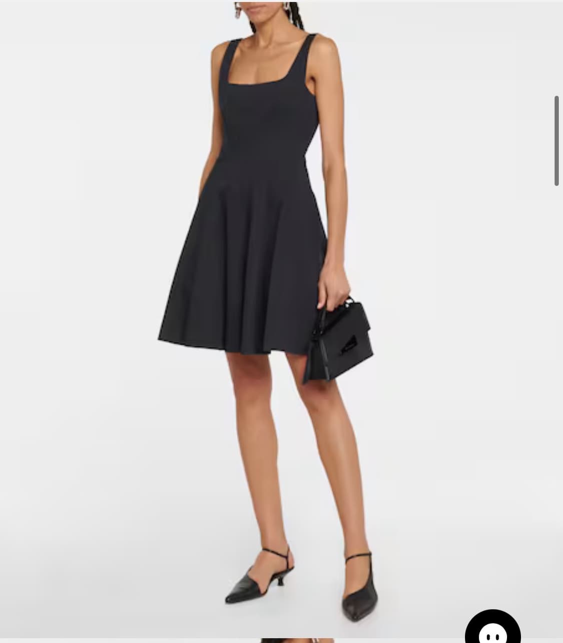 staud 스타우드 미니 웰스 드레스 블랙 상품이미지1