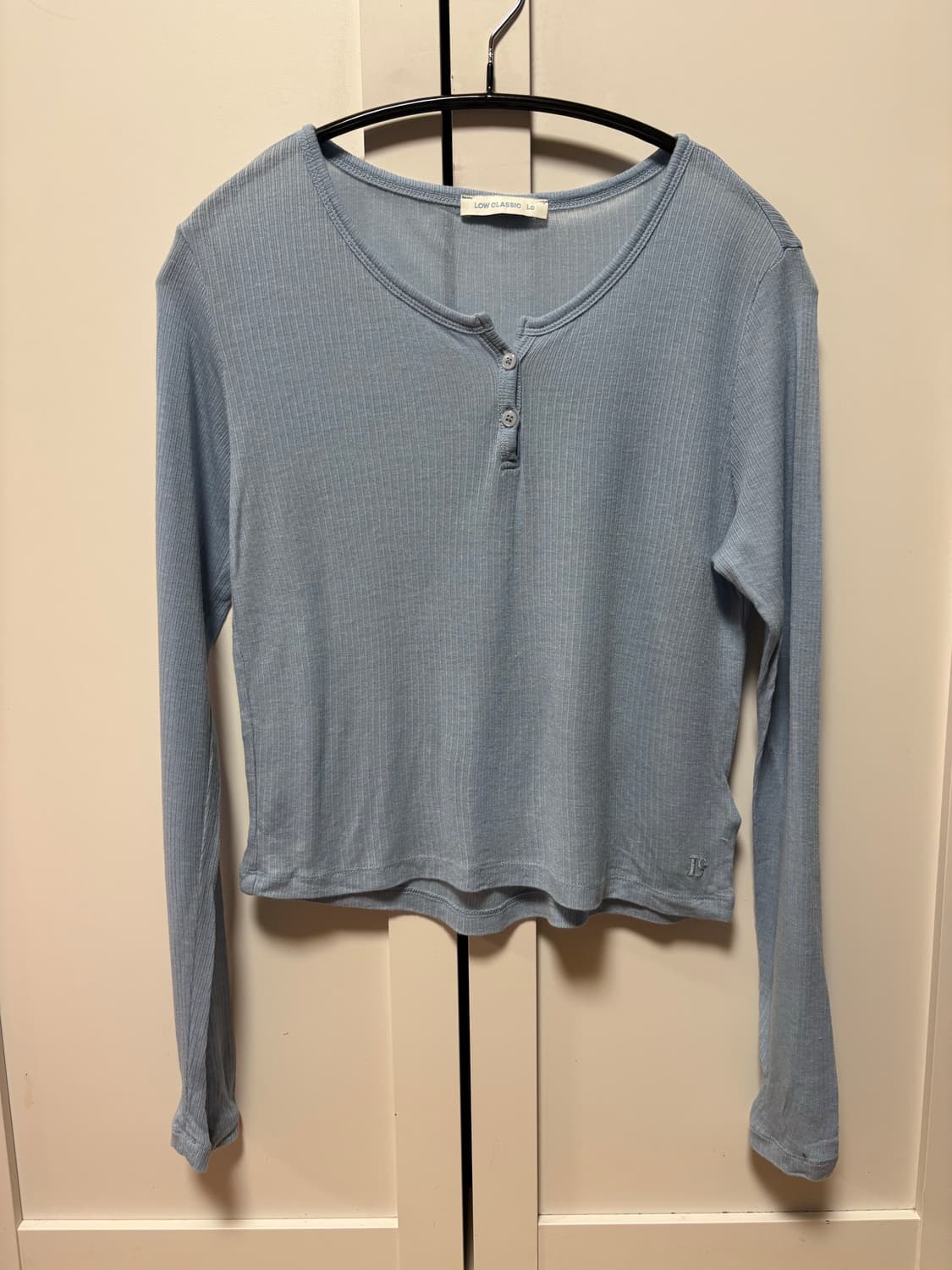 Lc Henry Neck Long Sleeve T-Shirt 상품이미지2