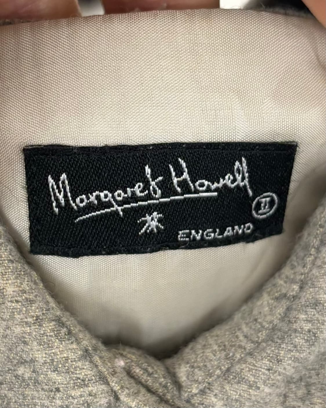 마가렛 호웰 멜란지 그레이 셔츠 자켓 상품이미지7