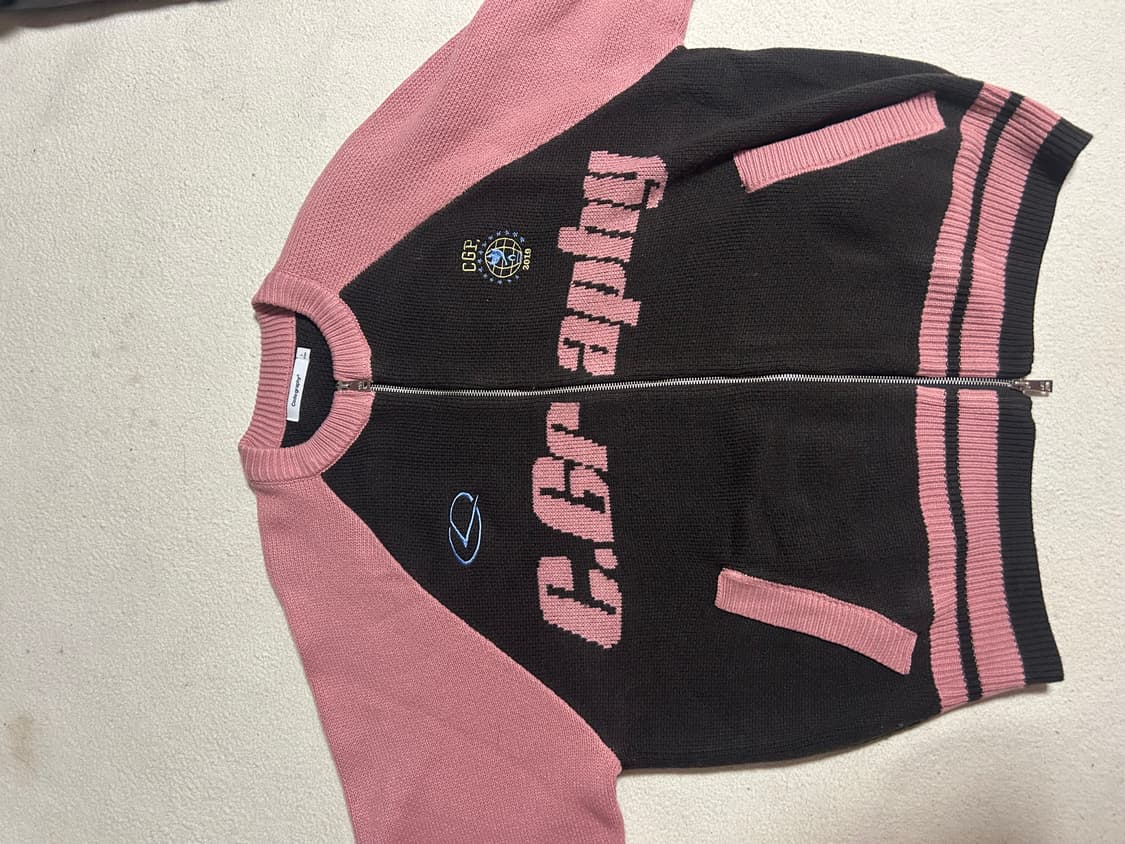 코드그라피 니트집업 상품이미지2