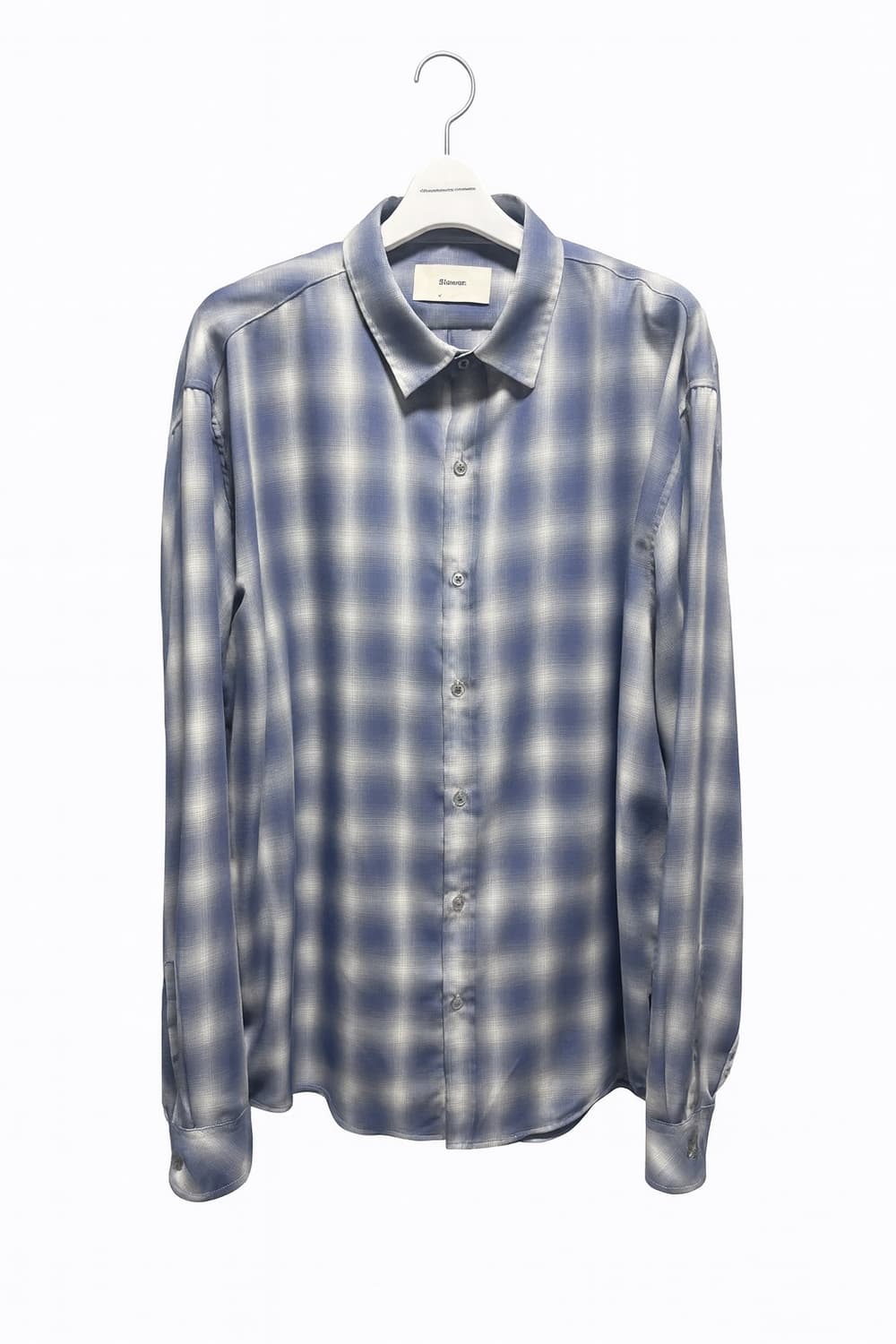 강정석 슬로워 체크 셔츠 L 상품이미지1