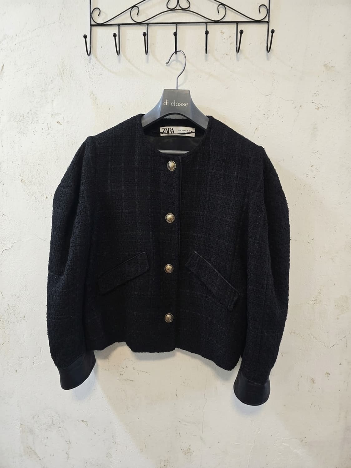 자라 블랙 트위드 자켓 S 상품이미지1