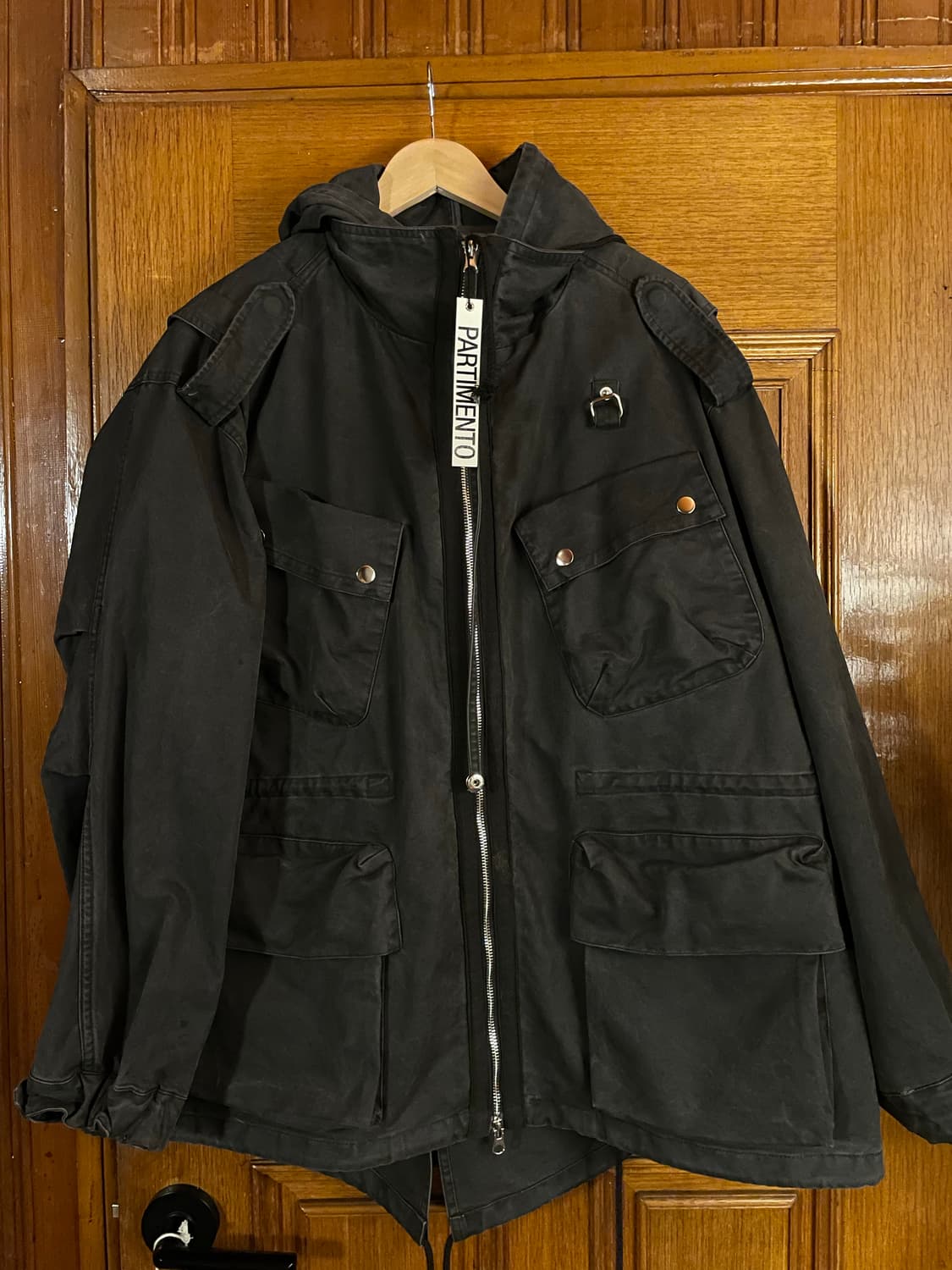 2 IN 1워시드 M65 필드 자켓_차콜 상품이미지3