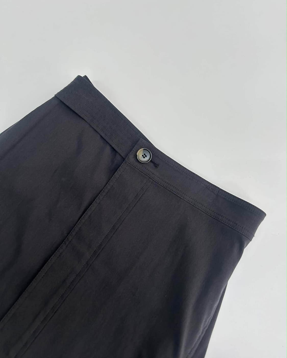 시스템 한섬 20년 신형 버튼 랩 롱 스커트 상품이미지3