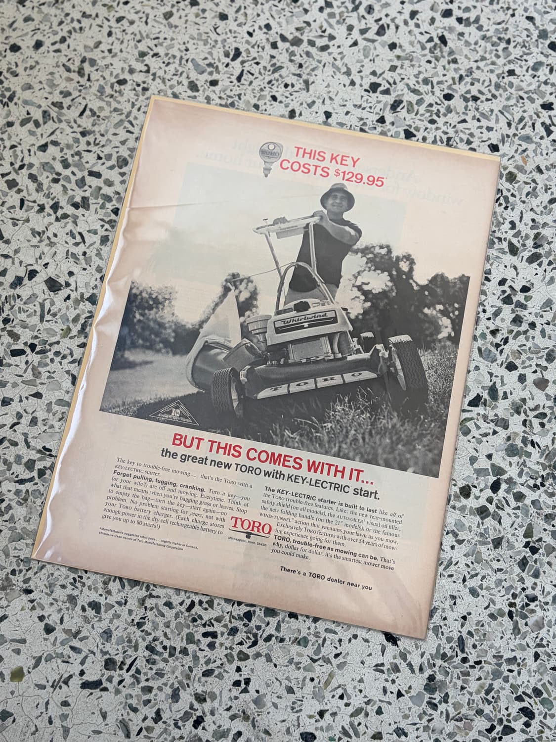 90s 아메리칸 빈티지 소품 포스터 액자 2 (toro 캠페인) 상품이미지1