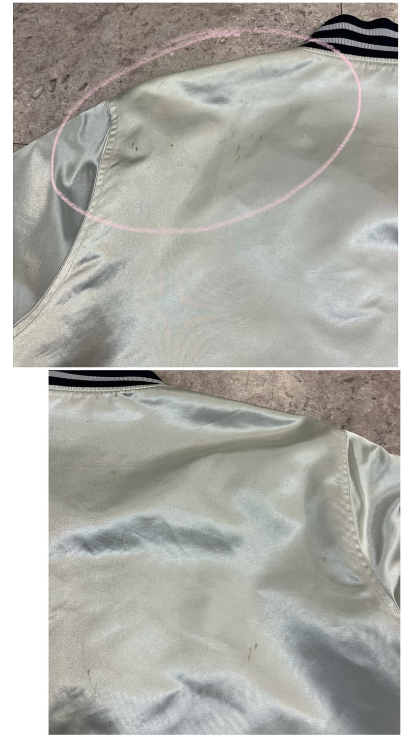 엠엘비 양키스 스타디움 바시티 자켓 실버 100 #csz3962  상품이미지8