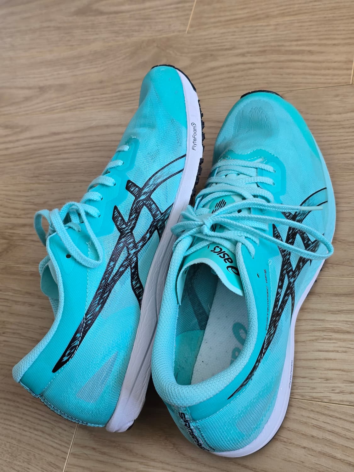 Ascis 아식스 솔티매직 RP6 민트블랙 런닝화 275 상품이미지5