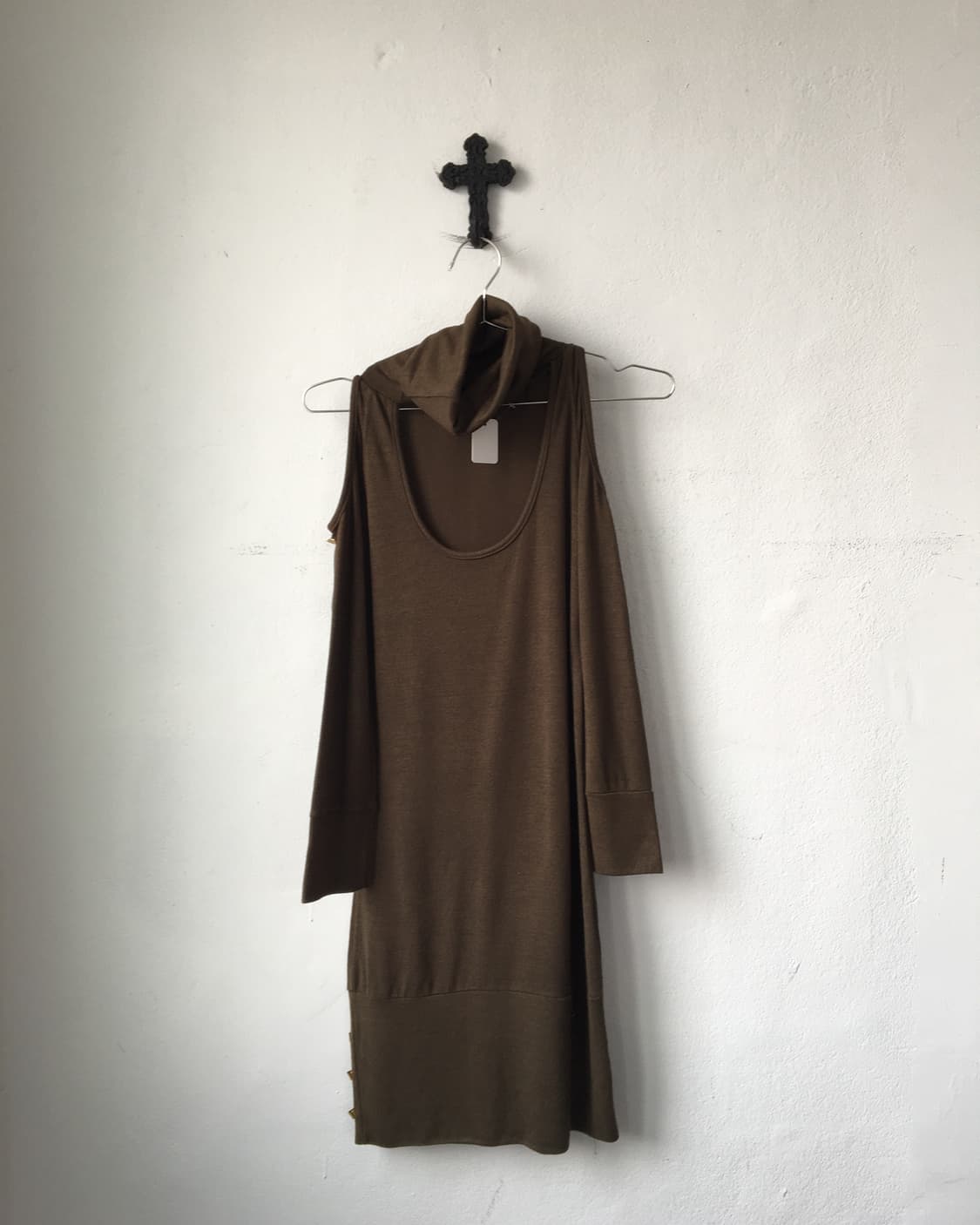 Cut off point high neck onepiece 상품이미지2