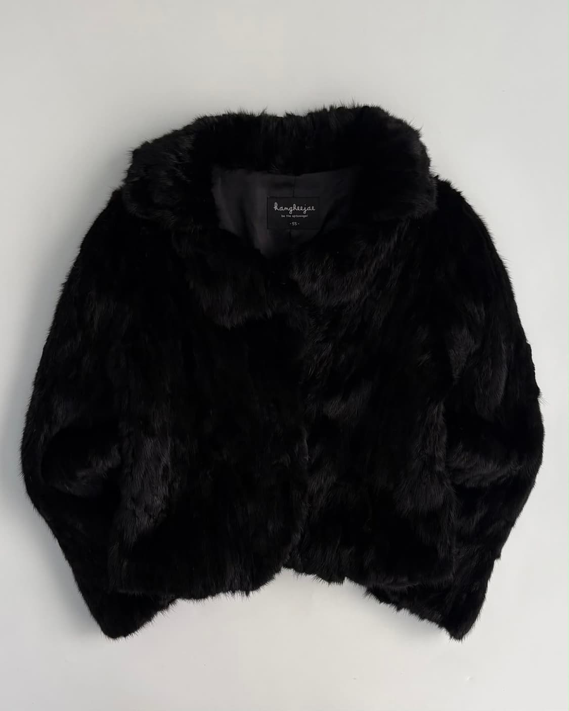 [55] 랑희재 블랙 밍크 퍼 숏 자켓 상품이미지3