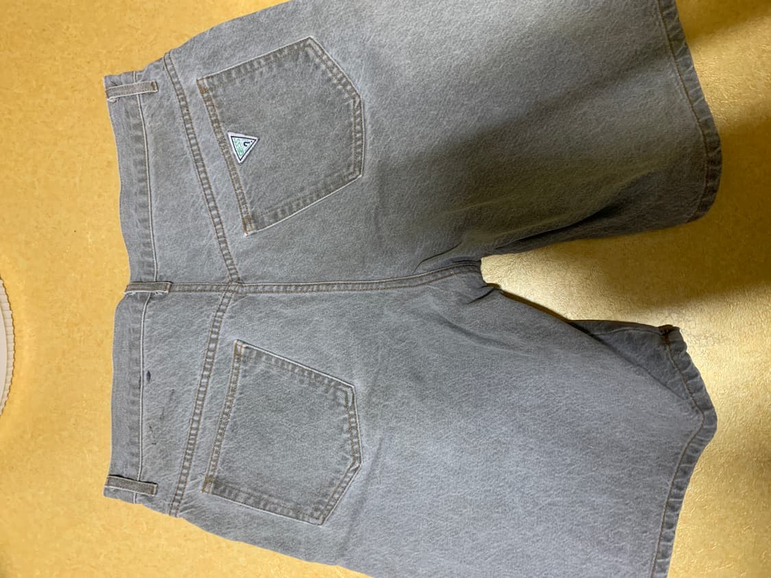 [36] 빈티지 게스 반바지 흑청 상품이미지3