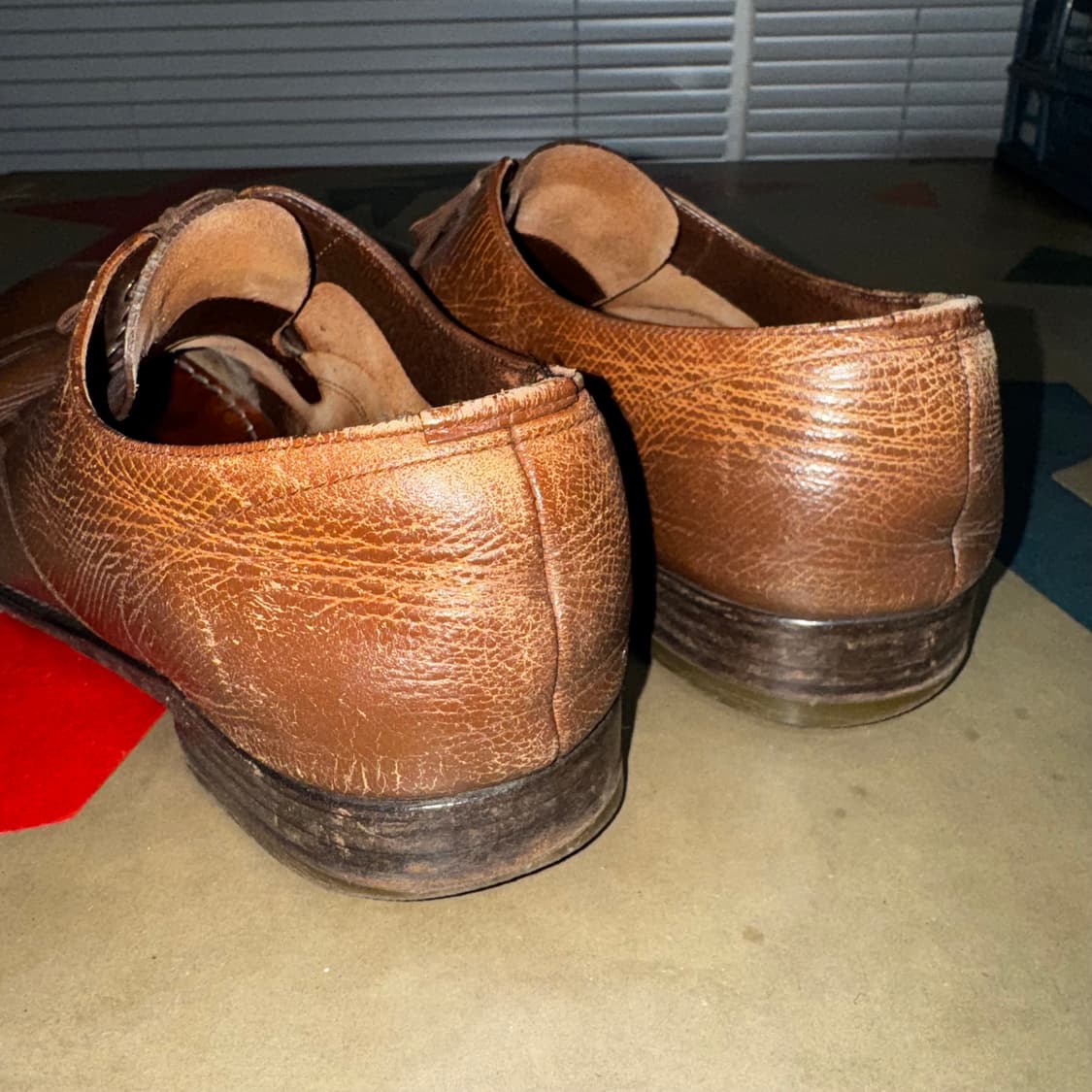 Prada Rough Leather Derby Shoes 상품이미지5