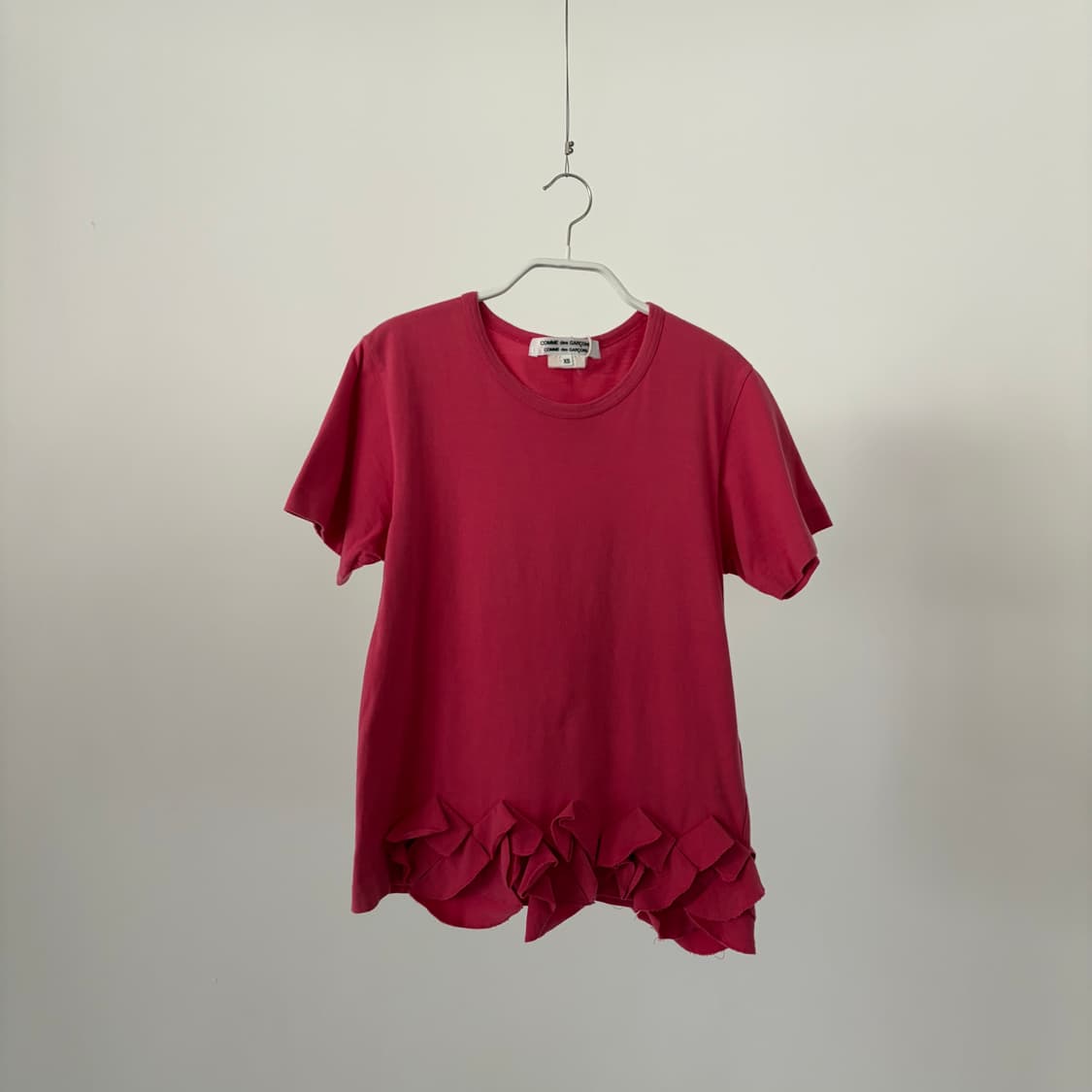 Pink Ruffle Half T 상품이미지1