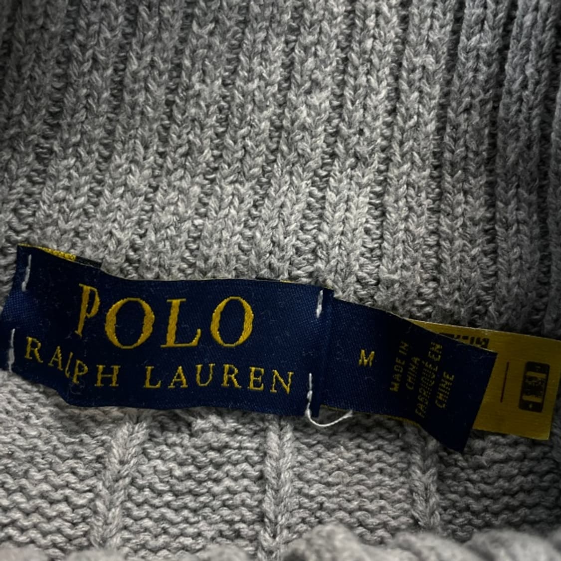 95 폴로 랄프로렌 꽈배기 반집업 니트 상품이미지3