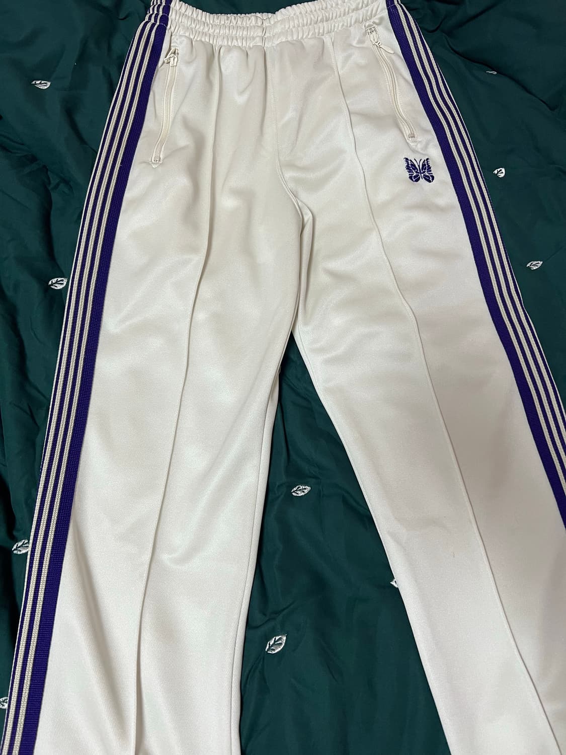 니들스 스트레이트 트랙 팬츠 폴리 스무스 아이스 화이트 S 상품이미지2