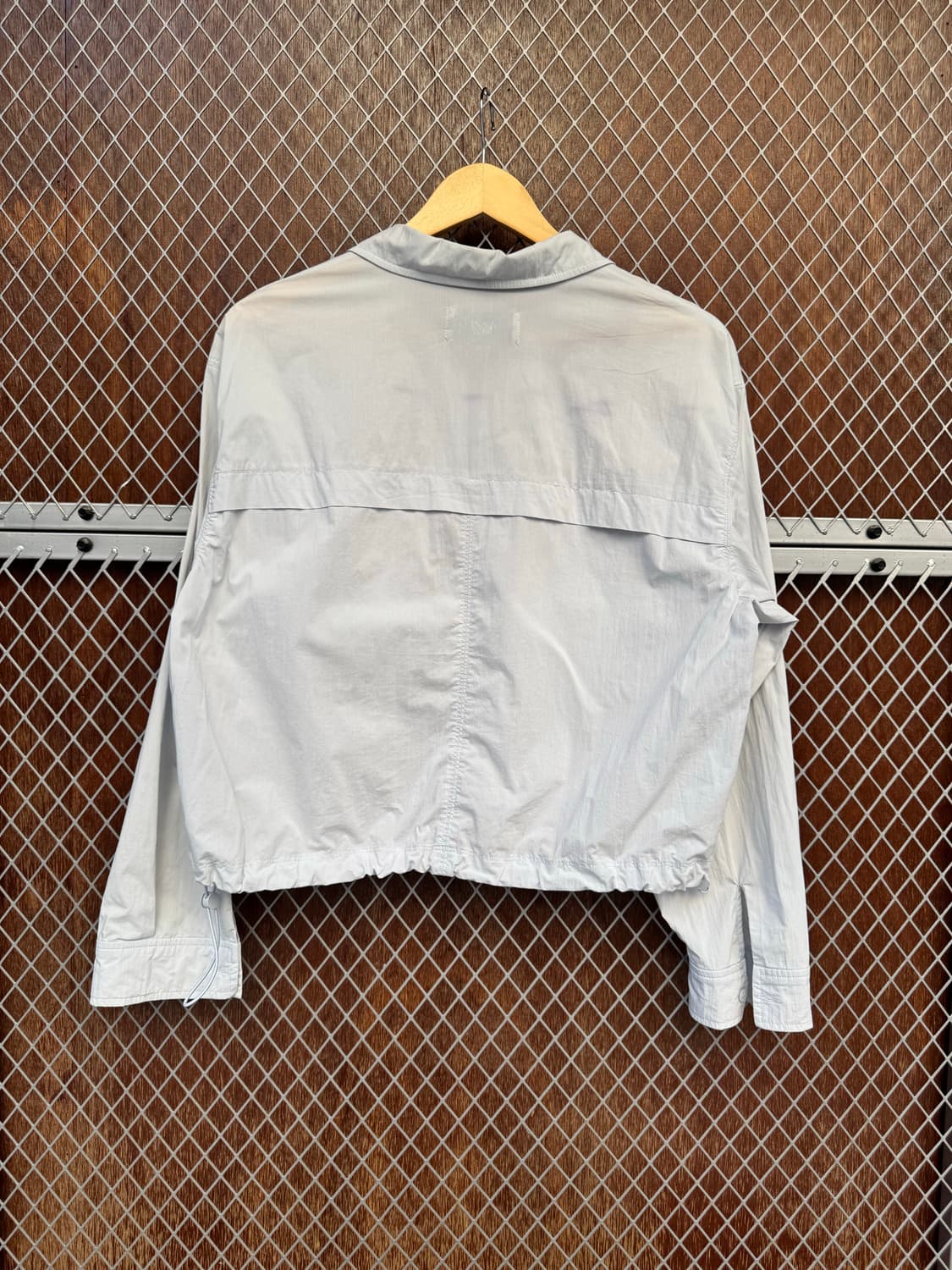 아뜰리에나인 스트링 파스텔블루 크롭 블루종 자켓 블라우스 F 상품이미지6