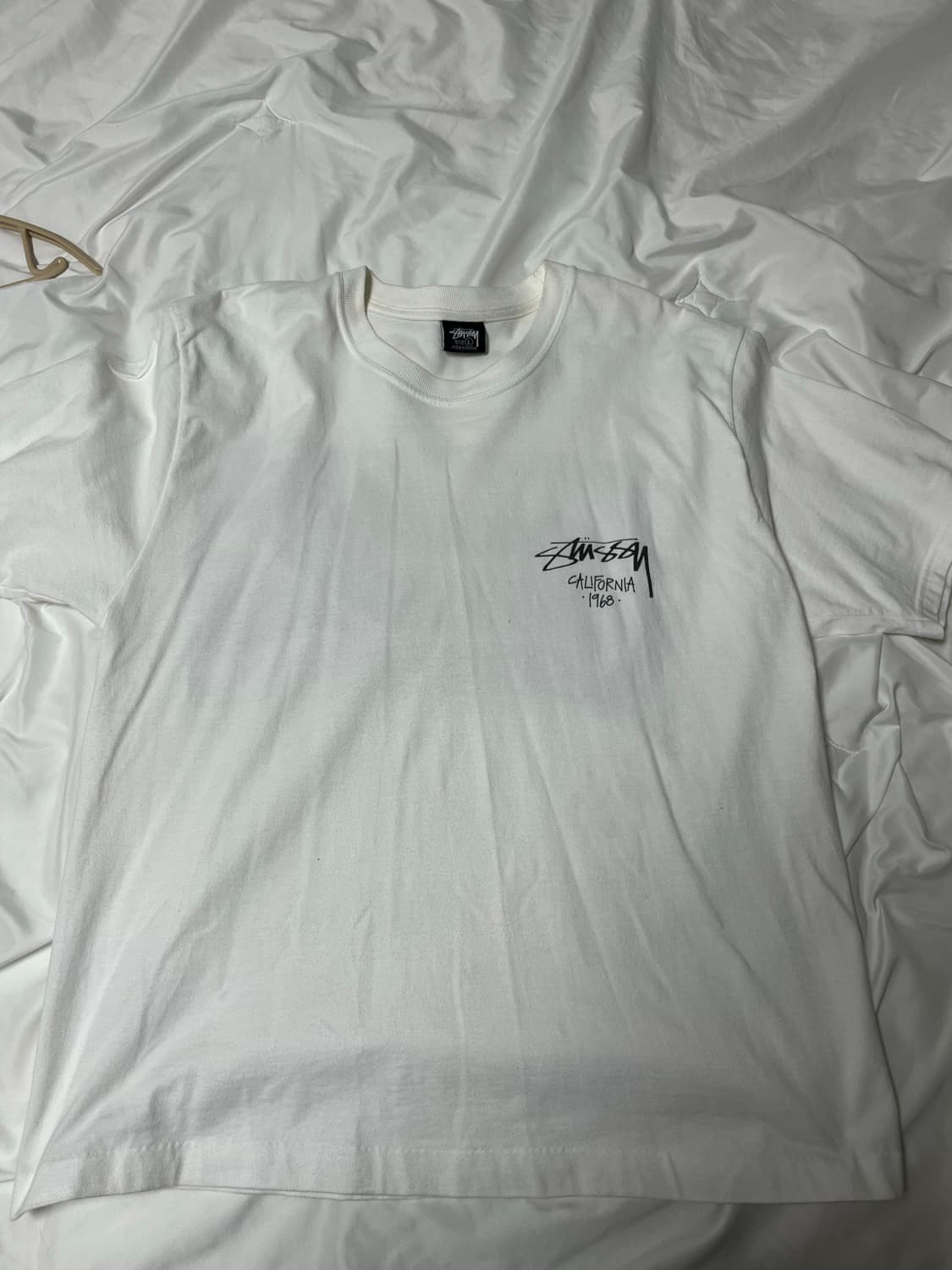 L)빈티지 스투시 Stussy 캘리포니아 스컬 비키니걸 반팔티 상품이미지3