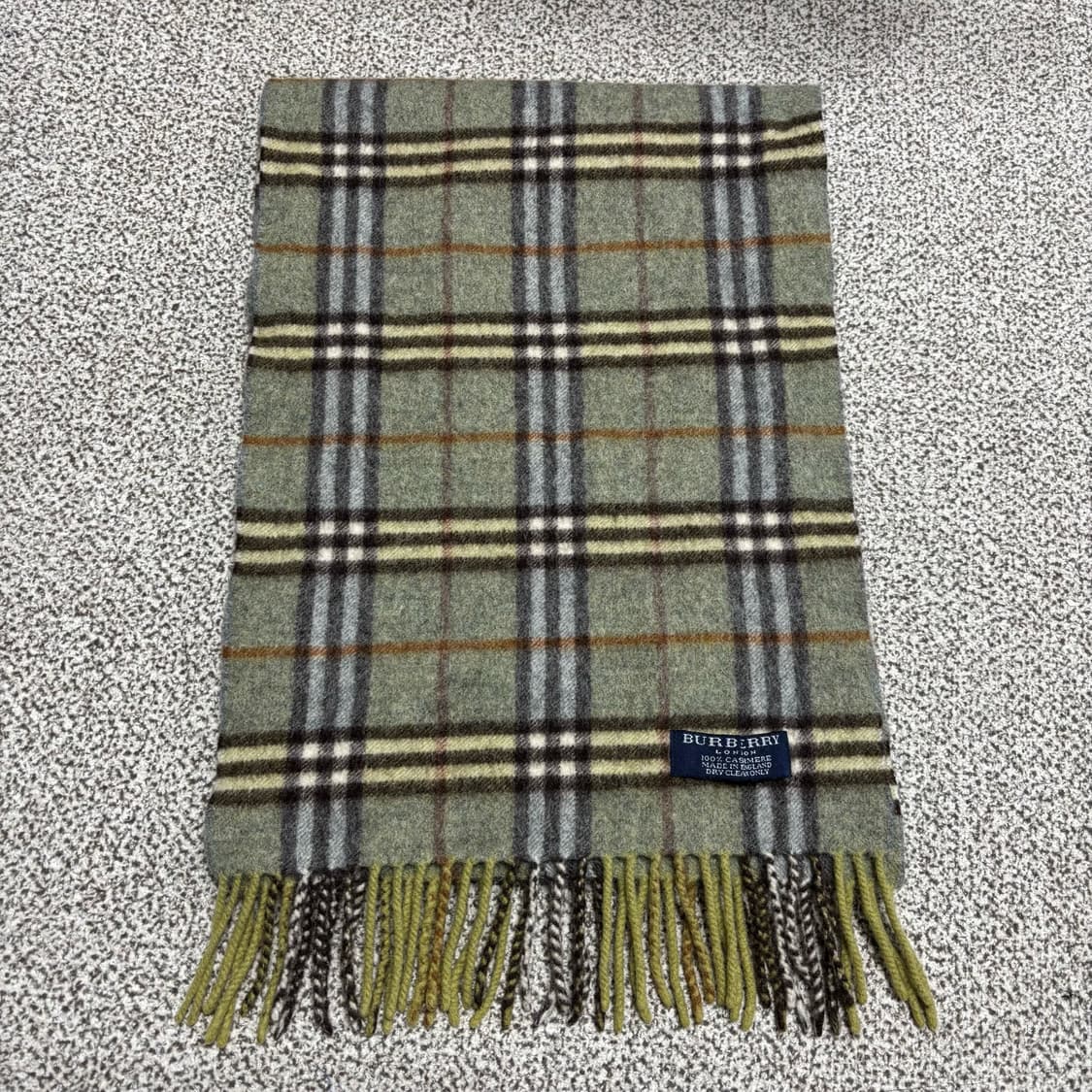[택포,캐시미어100] 버버리 노바체크 머플러 목도리 [A] 상품이미지1