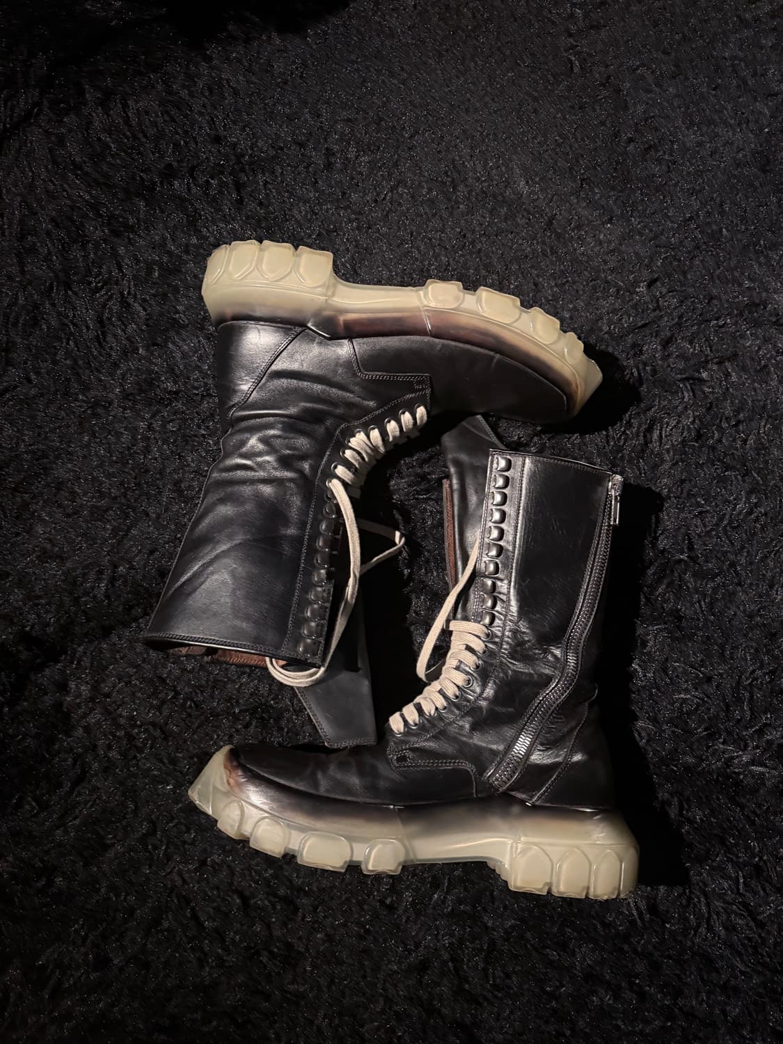 릭오웬스 18fw 시시푸스 트랙터 부츠 상품이미지1