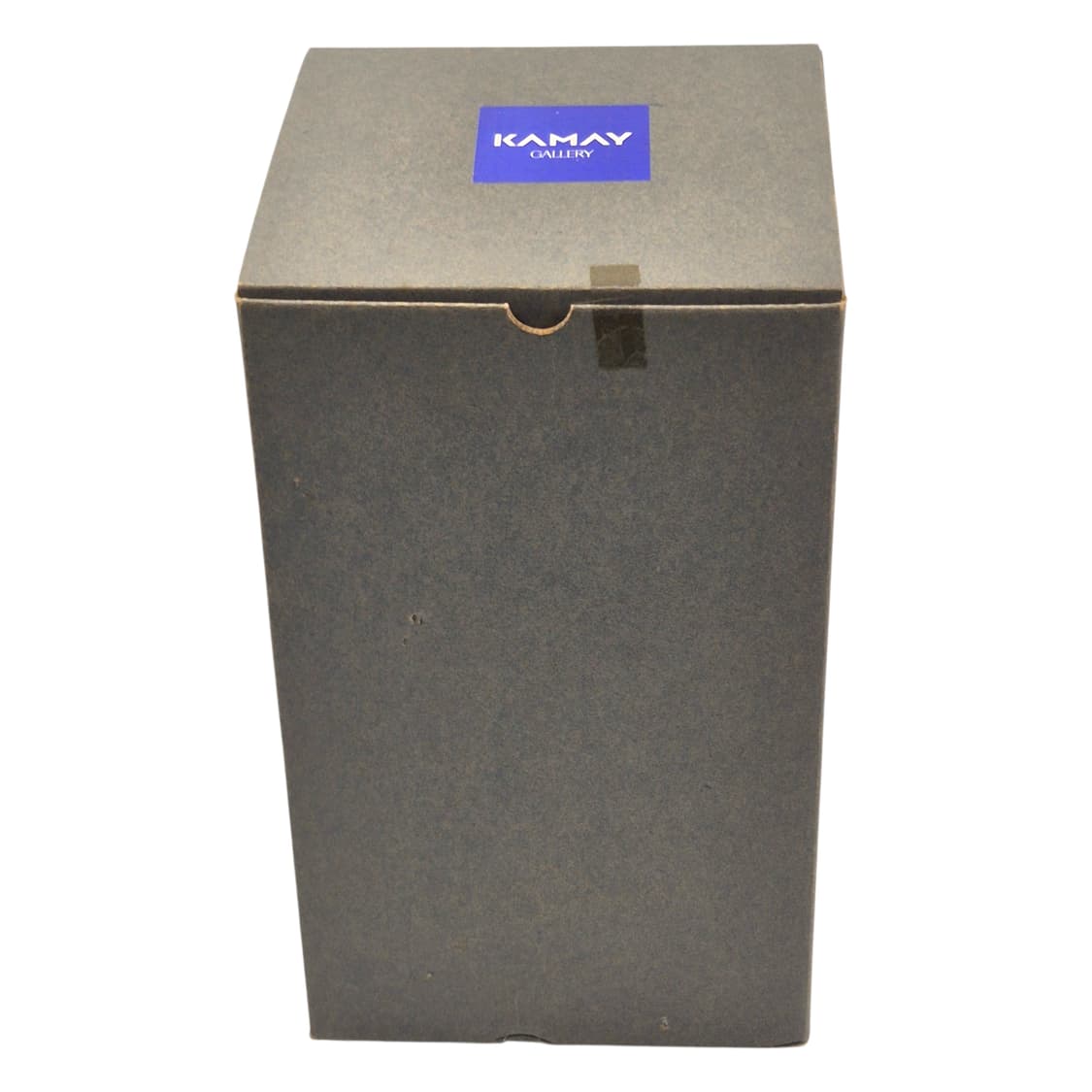 80s 카메이 아트글라스 은박 아쿠아 꽃병 상품이미지2