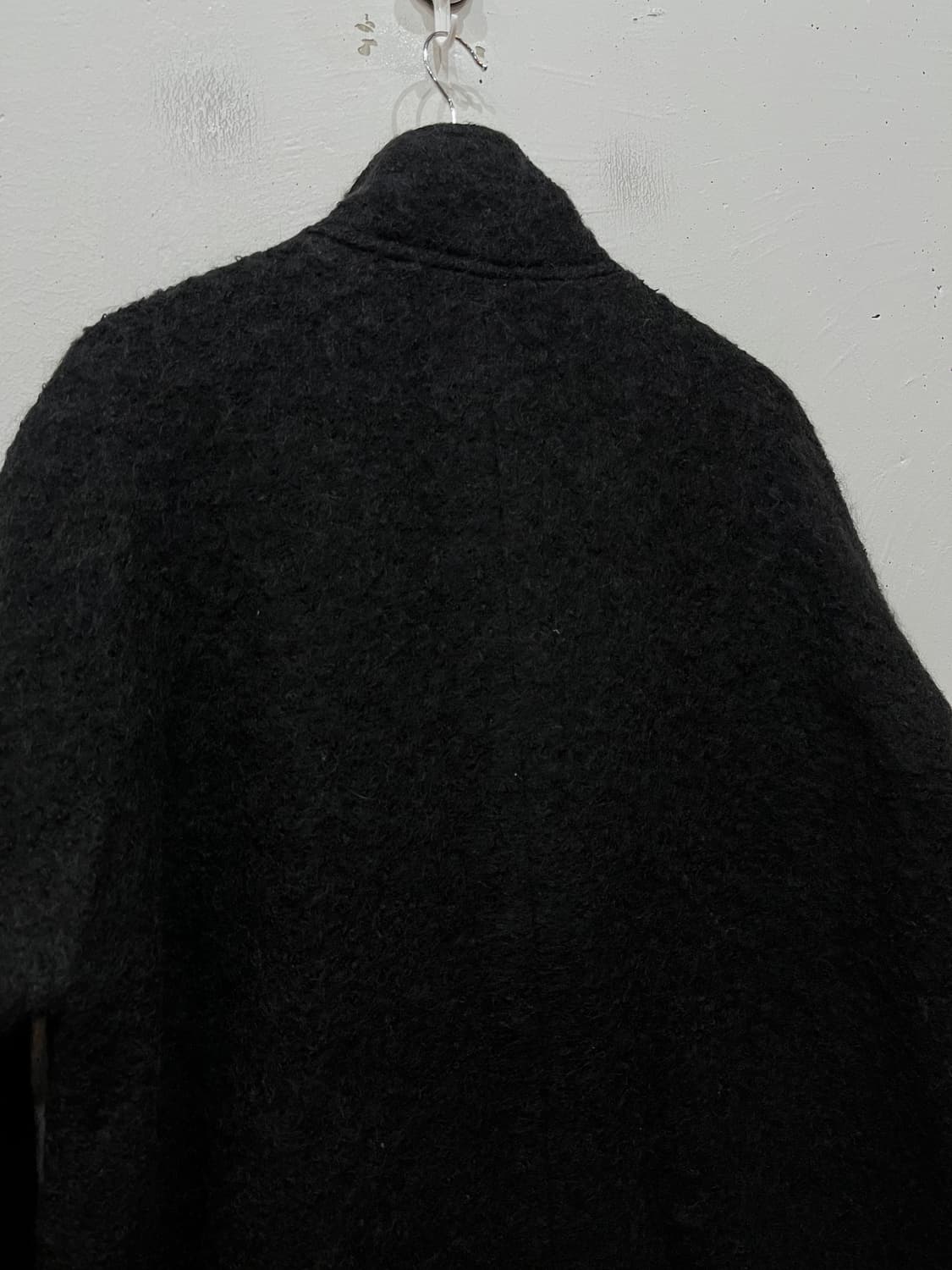 GIVENCHY 지방시 모헤어 맥시 코트 블랙 상품이미지5