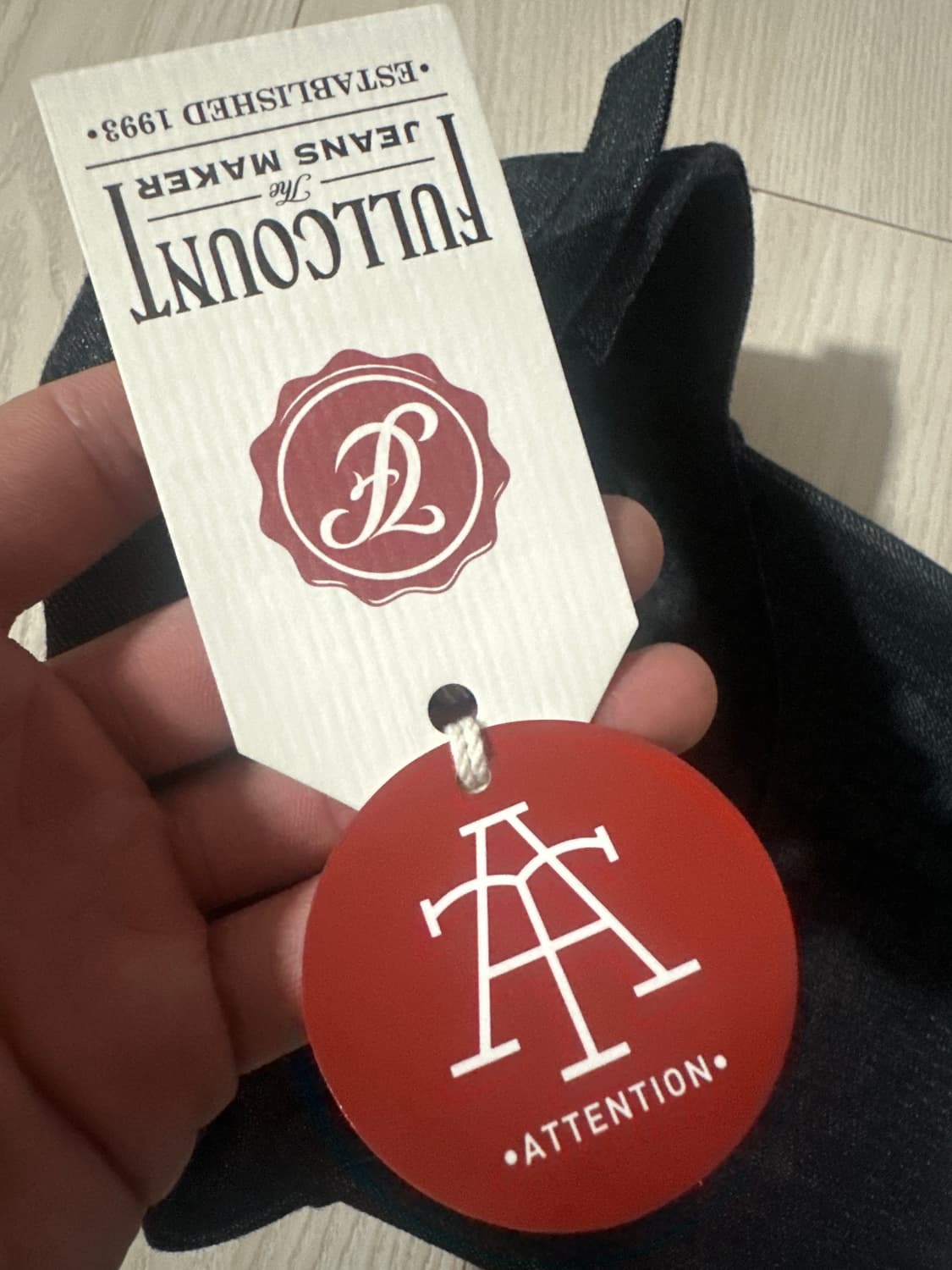 풀카운트 데님모자 indigo blue 상품이미지5