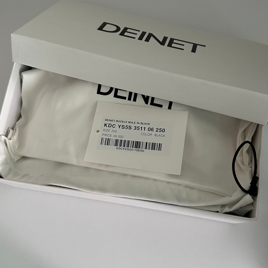 다이닛 버클 뮬 DEINET BUCKLE MULE IN BLACK 상품이미지10