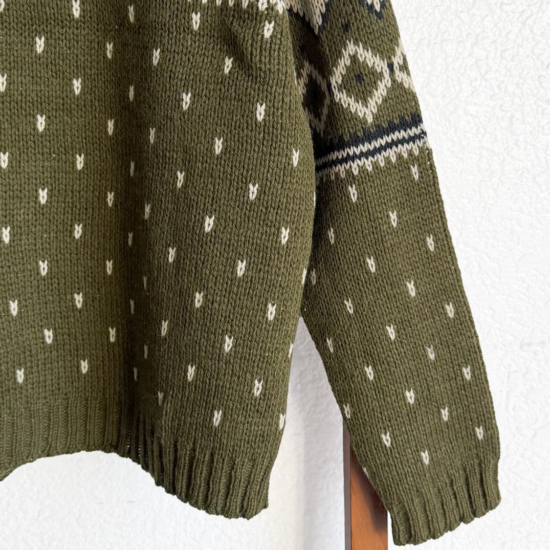 Norwegian Moss Knit Cardigan 상품이미지8