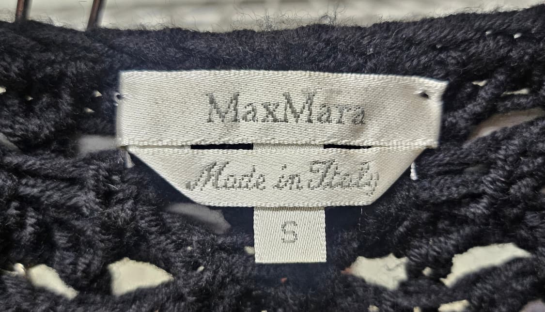 막스마라 여성니트 S 55~슬림66 버진울 크로셰 니트 스웨터 AD13 상품이미지3