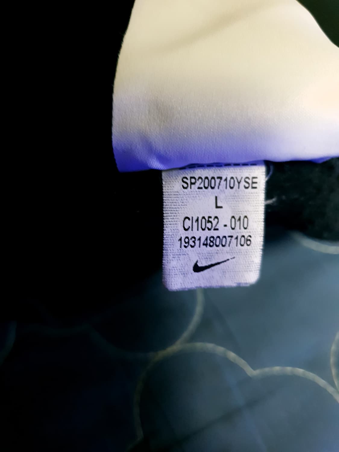 (해외판) 나이키 AIR5 박스로고 프린팅 풀오버 후드티 블랙 (L) 상품이미지5