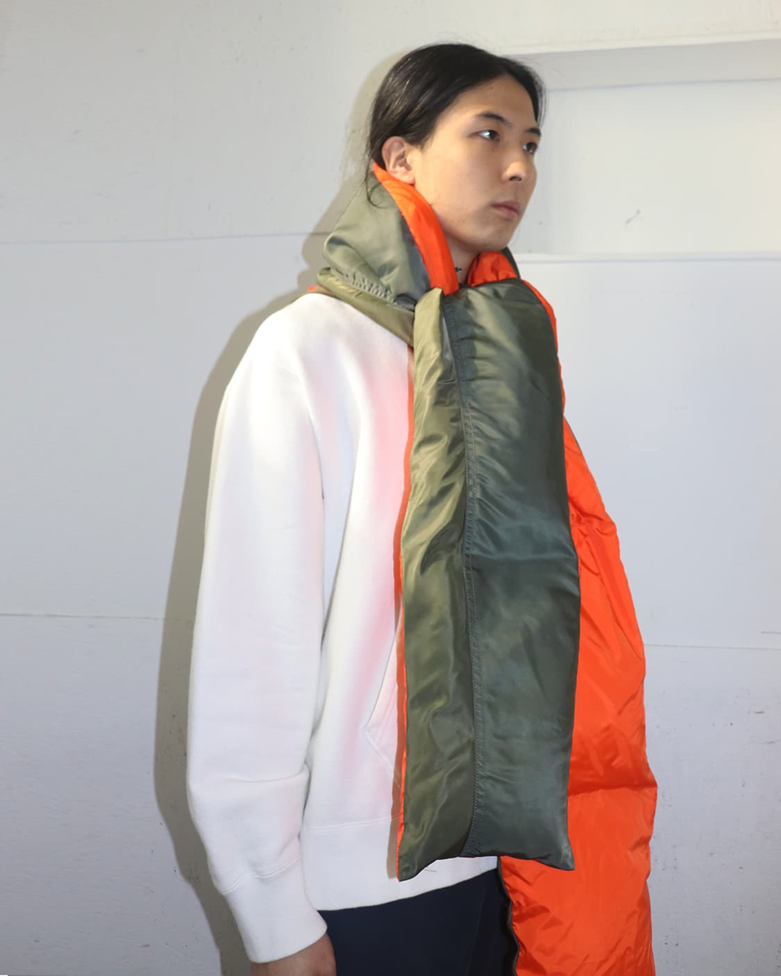 파세타즘 MA-1 다운 머플러 상품이미지3