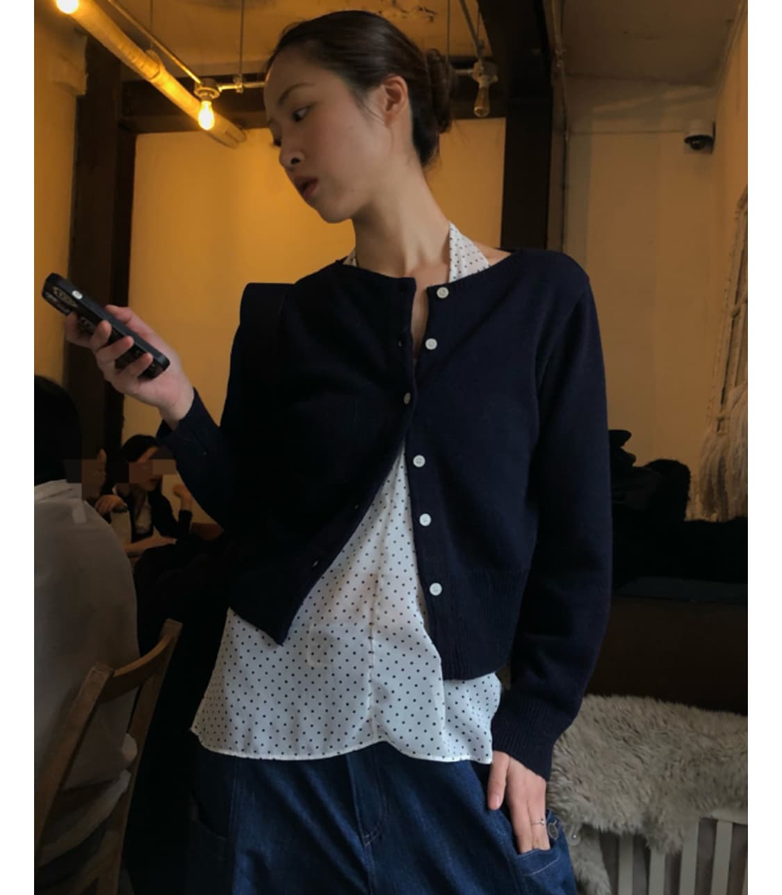 오네 가디건+ 딥 서클 탑 상품이미지1