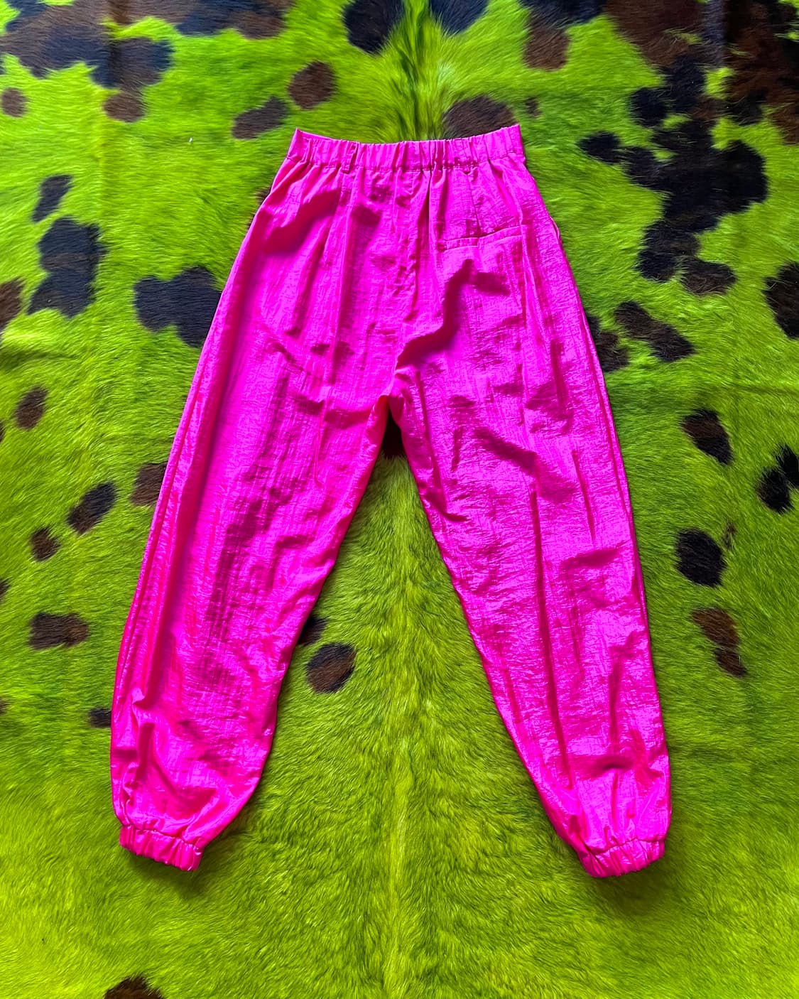 JPN Vintage Hot Pink Nylon Track Pants 상품이미지8