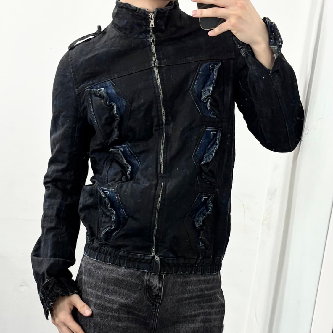 다이어트 부처 슬림스킨 왁스드 자켓 상품이미지2