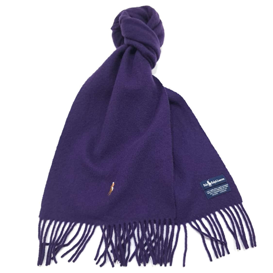 MX373 [Made in Italy] 폴로 램스울 로얄 퍼플 & 멀티 상품이미지2