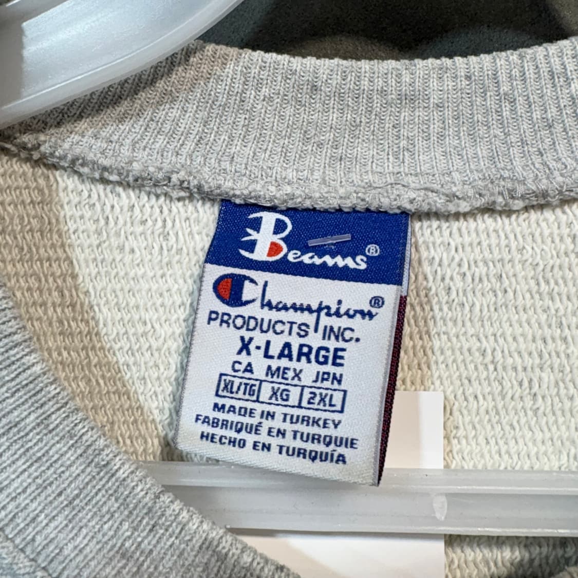 [XL] CHAMPION X BEAMS 챔피온 빔즈 스웻 셔츠 상품이미지6