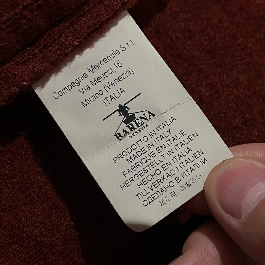 [95] 바레나 베네치아 브릭컬러 코트 상품이미지9