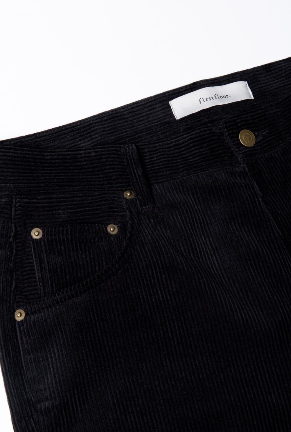 [46 레귤러] 퍼스트플로어 도슨팬츠 블랙 상품이미지1