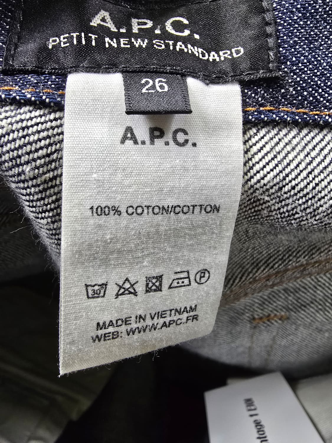 A.P.C. 생지 데님 팬츠 (1238) 상품이미지4