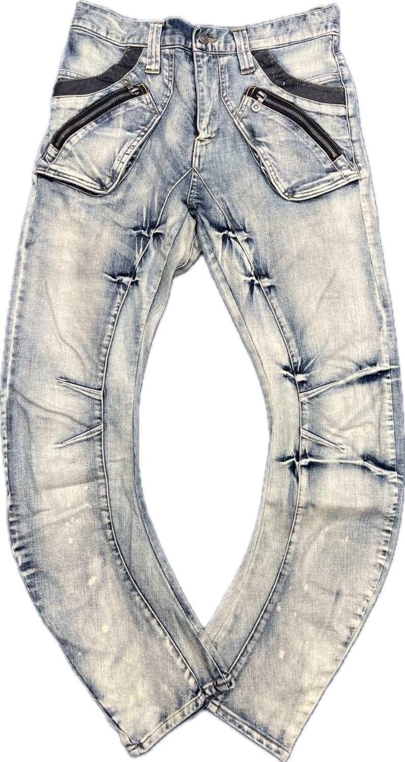 PPFM 커브드 워싱 데님 상품이미지1