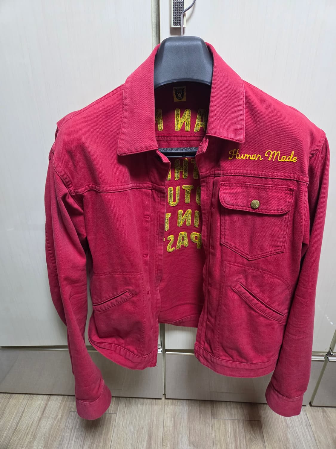 Human Made 휴먼메이드 드리즐러 데님 자켓 레드 S 상품이미지1