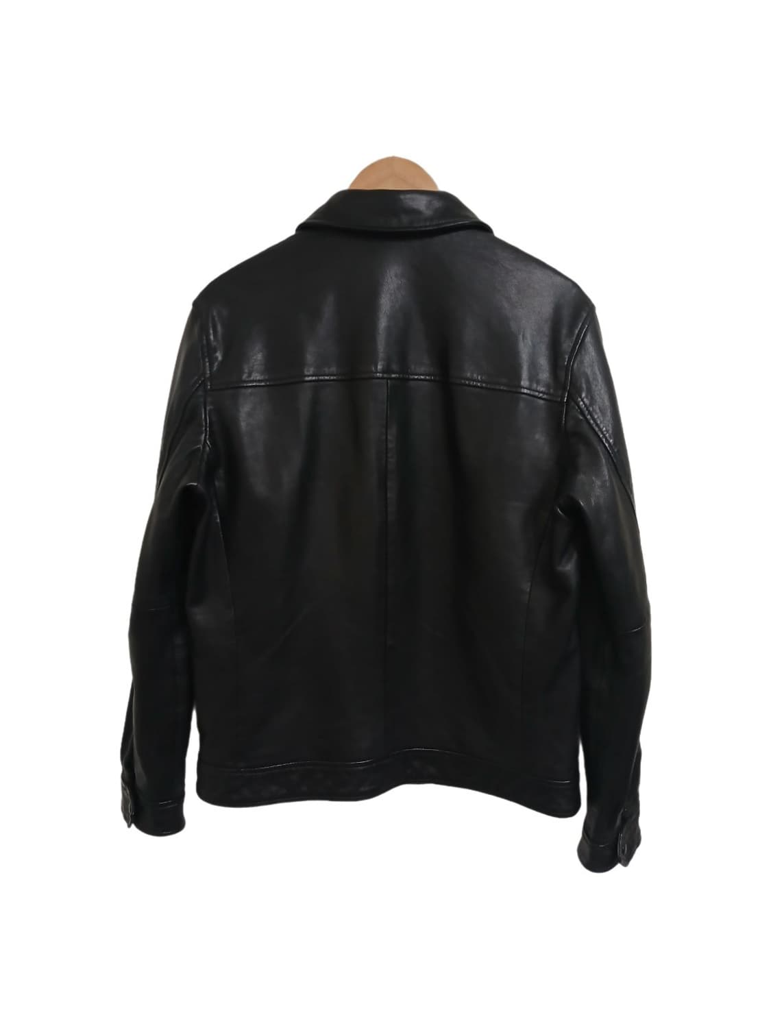 올세인츠 / 럭 Luck 램스킨 양가죽 슬림 레더자켓 블랙 / M  상품이미지10