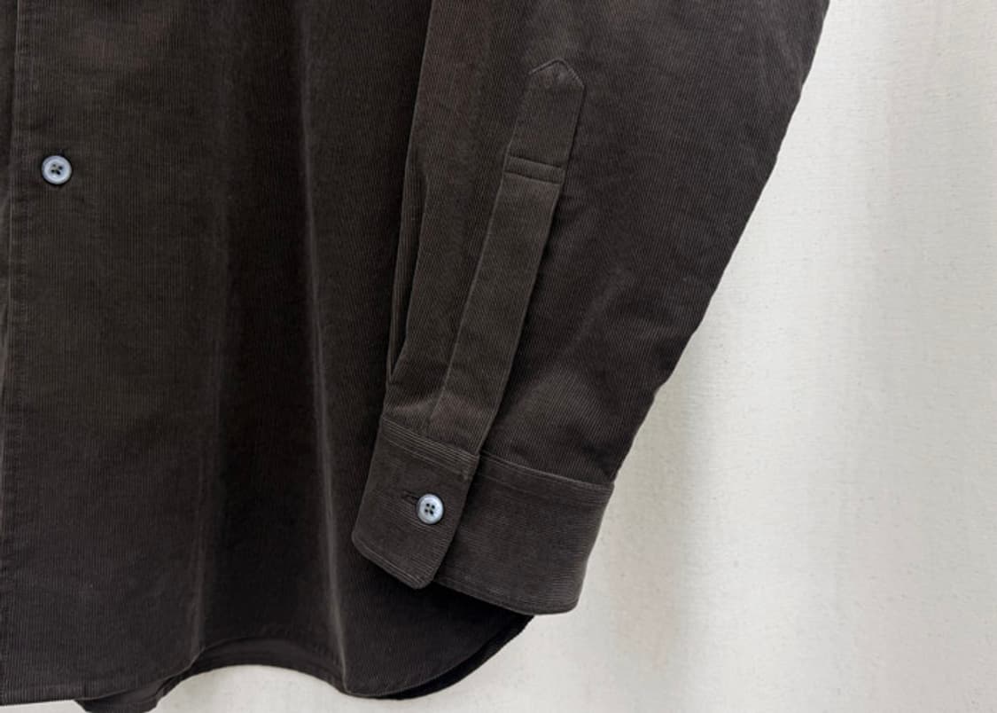 오라리 코듀로이 셔츠 브라운 상품이미지4