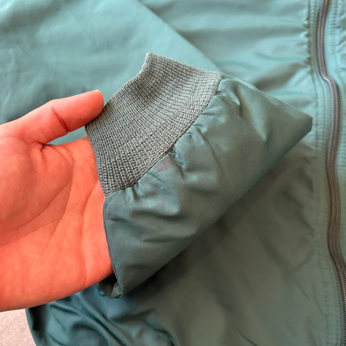 90s 90년대 엘엘빈 쓰리 시즌 그린 웜업 자켓 상품이미지8