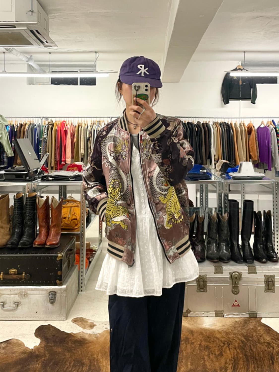 VTG reversible skajan 일본 빈티지 스카잔 상품이미지2