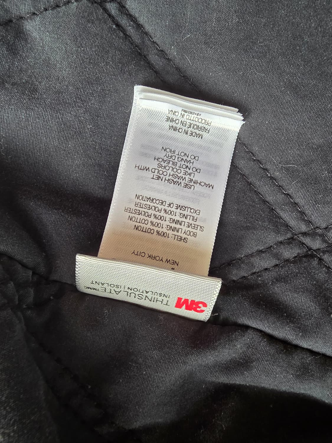 [M] 슈프림 올드 잉글리쉬 캔버스 자켓 네이비 상품이미지5